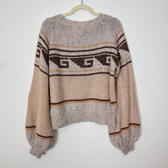 Jen’s Pirate Booty Dali Knit Sweater in Sand Size P/S - Picture 3 of 5